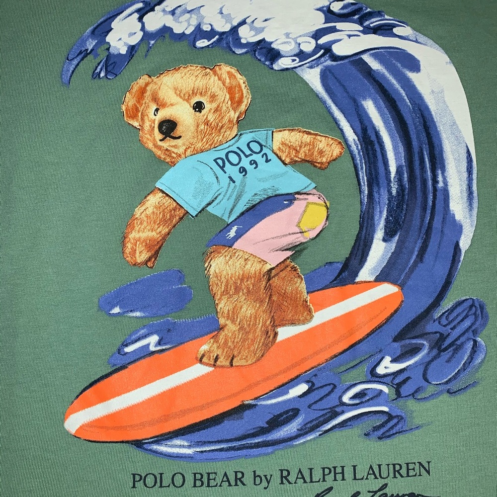 Ralph Lauren Surfing Polo Bear T Shirt